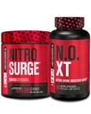 מפעל ג'ק Nitrosurge Shred Thermogenic Pre-Workout in Fruit Punch & N.O. XT Nitric Oxide Booster for Men & Women