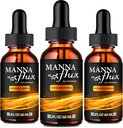 Manna flux Drops, Mannaflux תמיכה תוספי נוזל טיפות - כוח מקסימלי, Manna Flux בריאות & בריאות טיפות, Mannaflux All Natural פורמולה, Manna Flux נוזל טיפות ביקורות (3 Pack)