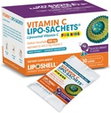 Lipo-Sachets Kids Liposomal ויטמין C - 500 מ"ג פרי לשרת עבור התמיכה של ילדים - Blackcurrant Flavour ויטמין C לילדים - High Absorption, No Add Sugar - 30 Packets