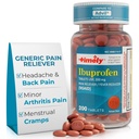 זמן-CAP LABS, INC. Timely Ibuprofen 200 מ"ג טבליות - (NSAID) כאב גלולות עבור כאבי ראש, כאב מסטרופלי, כאבי יתר, כאבי שרירים, כאבי מפרקים, כאבי גוף