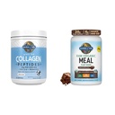 Garden of Life Grass Fed hydrolyzed Collagen חלבונים תוספי אבקת פפטידים, 19.75 & Tasty אורגני שוקולד Meal החלפת Shake טבעוני 20g
