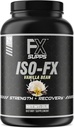 FX SUPPS ISO-FX 100% Isolate אבקת חלבון Whey (Vanilla) אידיאלי post Workout Recovery תוספת עם מורכבות BCAA & EAA ל גברים ונשים, תומך התאוששות שרירים וצמיחה, 2.0 פאונד