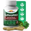 SulforaMAX - Sulforaphane ברוקולי Immunity תוסף - [Formerly Regen-X] - תמיכה במזל, לב, Liver, Brain Supplements - טבעוני, Non-GMO, 10,000 MCG Sulforaphane (30 קפסולות צמחוניות)