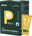 הו! Pet® 5-in-1 Digestive Probiotics - 7B CFU אבקת לכלבים וחתולים עם Prebiotics & Enzymes (Chicken, 30 Packets)