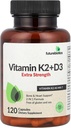 ויטמין K2 + D3, תוספת כוח, 120 קפסולות