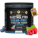 אבקת אלקטרוליטים HRDWRK עם Magnesium, Potassium - סוכר חינם אלקטרוליטים Boost Endurance ולהפחית שומן עם תוסף אלקטרוליטים זה - הידרציה מקסימלית - Keto Friendly