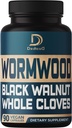 12in1 Wormwood Black Walnut Clove כמוסות - Immune, ו- Mood Support - 3 חודשים אספקה - 90 קפסולות טבעוניות