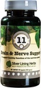Silver Lining Herbs 11 Canine Brain & Nerve תמיכה - מוצר טבעי עוזר לשמור על מערכת העצבים, המוח, ו Spinal Cord - תוסף צמחי מרפא עוזר לשמור על האושר & Good Disposition - 90 קפסולות