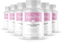 Femipro Bladder Control תוספי עבור נשים וגברים, תערובת צמחית טבעית ופרוביוטית, תומך בריאות וטרינרית microbiome Balance | Made in USA non-GMO, 30 קפסולות, 6 חודשים אספקה