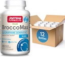 Jarrow Formulas BroccoMax Sulforaphane Glucosinolate 35 MG, Sulforaphane Generator Supports Liver Health, 120 קפסולות Veggie, עד 60 יום אספקה,12 Packs