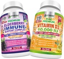 FRESHALTHCARE מבוגרים תמיכה ויטמין D3 10,000 IU - Bundle