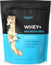 LEGION Whey+ חלבון Whey Isolate של Grass פד Cows - Whey חלבון Isolate אבקת קלוריות נמוך, non-GMO, סוכר חינם, Lactose ו Gluten חינם, כל אבקת חלבון טבעי לגברים ונשים (15 משרתים)