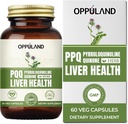 PQQ + Herbs Liver Supports-PQ Liver תוסף - Pyrroloquinoline Quinone עם חלב תמצית טרחה עבור Liver Health 60 Veg כמוסות Vegs