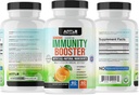 תוסף Immunity,Vitamin C,D3,Zinc, Elderberry, Echinacea קפסולות