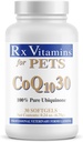 ויטמין Rx עבור חיות COQ10-30 עבור כלבים וחתולים - כיתה תרופות Ubiquinone - 30 Softgels