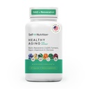 תוספת בריאה לנשים - Resveratrol, NAD, Collagen Booster, Biotin, Hyaluronic Acid & More. Health, Beauty, Longevity - ארה"ב, טבעוני, 60 קפסולות.