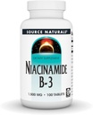 מקור Naturals Niacinamide B-3-1500 מ"ג, 100 טבליות