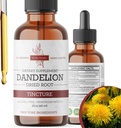 Dandelion Root Tincture 2 oz - מזון צמחי ללא אלכוהול - 670 מ"ג לשרת - מבוסס Glycerin, טבעוני, non-GMO, לא תוספת סוכר - Dandelion Drops נוזל תוספת תוספת תוספת תוספת תוספת תוספת תוספת תוספת תוספת של תוספי מזון