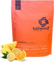 Tailwind Nutrition Endurance דלק, Carbohydrate & Electrolyte Sports Drink אבקת, Gluten-Free, טבעוני, טרופי Buzz, 50 משרתים (Caffeinated)