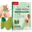 36Pcs Knee Patches, Wormwood לחלץ Sticker 8-Hour Heat Patches של משותף עבור הברך, גב, צוואר, Shoulder