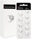 Double Vent 10mm-Hearing Aid Domes for Oticon Minifit, Oticon Hearing Aid Supplies, החלפת חלקים אביזרים יוניברסל Oticon Domes for Hearing Aids ניקוי Kits (10 Pcs)