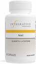 Integrative Therapeutics NAC - תוספת תמיכה אנטי-חמצן עבור הפונקציה הנשימה & Lung * - Gluten-Free & Milk-Free - 60 קפסולות (60 משרתים)
