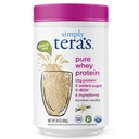 פשוט אבקת חלבון טהורה של tera - Grass פד וניל Whey אבקת חלבון, נקי, מיוצר ללא ממתקים מלאכותיים, non-GMO, כשר, rBGH-Free, Soy-Free - 24 Oz.