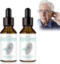 Tinnitus הקלה לרינג אוזניים, Zencortex Cortex אוזניים טיפות, Zencortex עבור Tinnitus, עוזר עם Eardrum בריאות, מקדם את קלרנס, בקבוק במשך 30 ימים (2 Pack)