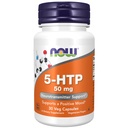 עכשיו תוספי מזון, 5-HTP (5-hydroxytryptophan) 50 מ"ג, תמיכה נוירוטרנסמיטר *, 30 קפסולות Veg