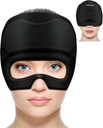 Migraine Relief Cap, Foldable Eye Visible Headache Cap, Migraine Relief Hot and Cold Hangover Cap Gel 360° Fit, Migraine Ice Mask, Headache Migraine Hat Best Home Health Gift
