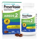PreserVision AreDS 2 ויטמין עיניים, #1 רופא עיניים מומלץ מותג, Lutein ו-Zaxanthin תוספת עם ויטמין C, ויטמין E, Zinc, ו-Copper, 130 Softgels (Minigels)