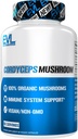 Oracle Nutrition Cordyceps Mushroom - Immune System and Heart Health Support - 500 מ"ג תוסף - 100% אורגני, טבעוני ו- non-GMO - עבור אנרגיה וביצועים - 60 משרתים