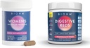 ה-BIOHM Women's Probiotics 30B CFU & 210 oz Essential Digestive Reds אבקת Bundle, מקיפה את התמיכה ב- Gut & Vaginal Health Support, Rich in Antioxidants, Enzymes, ויטמינים
