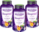 Vitafusion Sleep Well Melatonin Gummies Sugar Free, 60 כל אחד (3 Pack)