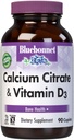 Bluebonnet Nutrition Calcium Citrate & ויטמין D3, Bone Health *, Non-GMO, כשר פארב, Gluten-Free, Soy-Free, 90 Caplets, 22.5 משרתים