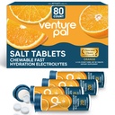 מיזם Pal Chewable Electrolyte Tablets, 80 Count Fast-Dissolve Sugar-Free Stick Tablets - Variety Pack עבור הידרציה מהירה, ריצה חיצונית, Hiking, ספורט | Keto & Vegan