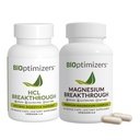 BiOptimizers - Magnesium Break Through (60 קפסולות) ו-HCL Breakthrough (90 קפסולות) תוסף Bundle
