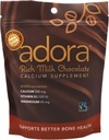Adora Calcium תוסף, שוקולד חלב סחר הוגן, One Pack - 30 ct