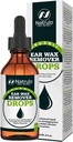 אוזן אורגנית Wax Removal טיפות עבור אוזניים Clogged - שמן האוזן הטבעי Wax ניקוי יותר עבור הילד, מבוגר, בייבי - האוזןwax Removal נוזל עבור אוזניים Unclogging, אוזניים, בריאות אוזניים (Made בארה"ב)