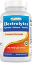 Best Naturals Electrolytes hydrote-Balance- Sustain Premium פורמולה 240 קפסולות. גלוטן חופשי ולא-GMO
