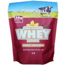 Pure Choice Vanilla Whey חלבונים אבקת Isolate, 28g חלבון, undenatured Whey, 3 ingredients, No Fillers Or Artificial Sweeteners. (Vanilla, 2 lb)