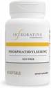 Integrative Therapeutics Phosphatidylserine - Brain Function Supplement * - תומך תגובה בלחץ בריא * - Gluten-Free & Milk-Free - 60 Softgels (60 משרתים)