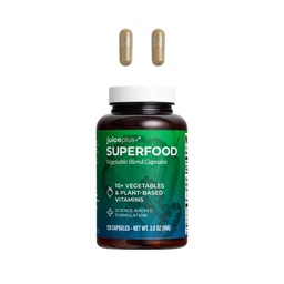 Juice Plus+ ירקות: עם ברוקולי, Parsley, Tomato & More - Plant- Based, Vegan, Gluten-Free, non-GMO, כשר - for Heart, Immune, Cognitive & Skin Health - 1 בקבוק (60 משרתים)