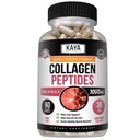 Kaya Naturals Multi Collagen Peptides אבקה מורכבת עבור נשים וגברים, סוגים I, II, III, V & X | 60 קפסולות הרוזן