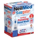 NeilMed Sinugator Cordless Pulsating Nasal Wash Kit with One Irrigator, 30 Premixed Packets ו 3 AA Batteries (Pack of 1)