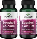 Swanson Eggshell Calcium עם ויטמין D-3 60 קפסולות (2 Pack)