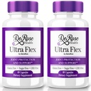 (2 Pack) Ultra Flex כמוסות, תוספת תמיכה משותפת מתקדמת, Ultra Flex Natural Joint Health Formula, Max Power Pills for Joint Wellness and Mobility, UltraFlex ביקורות ויטמינים (120 קפסולות)