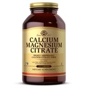 Solgar Calcium Magnesium Citrate, 250 טבליות - תומך עצמות בריאות ושיניים - מערכות Musculoskeletal & Nervous תמיכה - Highly Absorbable - non-GMO ו טבעוני - 50 משרתים