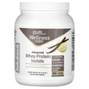 Life Extension Wellness Code® Advanced Whey Protein Isolate (Vanilla), קריאטין, גלוטמין, לערבב עבור שריר צמיחה ובריאות החיסון, לא תוספת סוכר, Gluten Free, non-GMO, 454 גרמות, 20 משרתות, 20 משרתות.