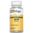 SOLAרי Pantothenic Acid 250 מ"ג | ויטמין B5 | Energy Metabolism, Hair, Skin, Nails & Digestive Support